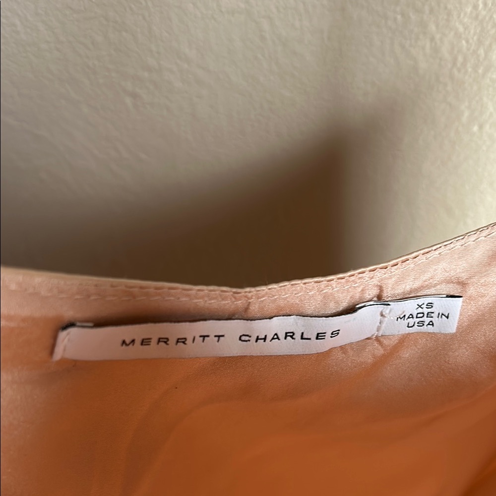 Merritt Charles Peach slip dress - XS